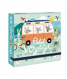 Puzzle de 24 piezas Petit Voyage Pocket - Londji Juego LJ_PZ590U