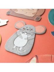 7 Puzzles de 3 piezas Mama de Londji - Aúpa Organics