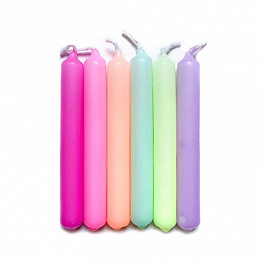Caja de 6 Velas Pastell Babies para el Anillo de Celebraciones Waldorf - Aúpa Organics