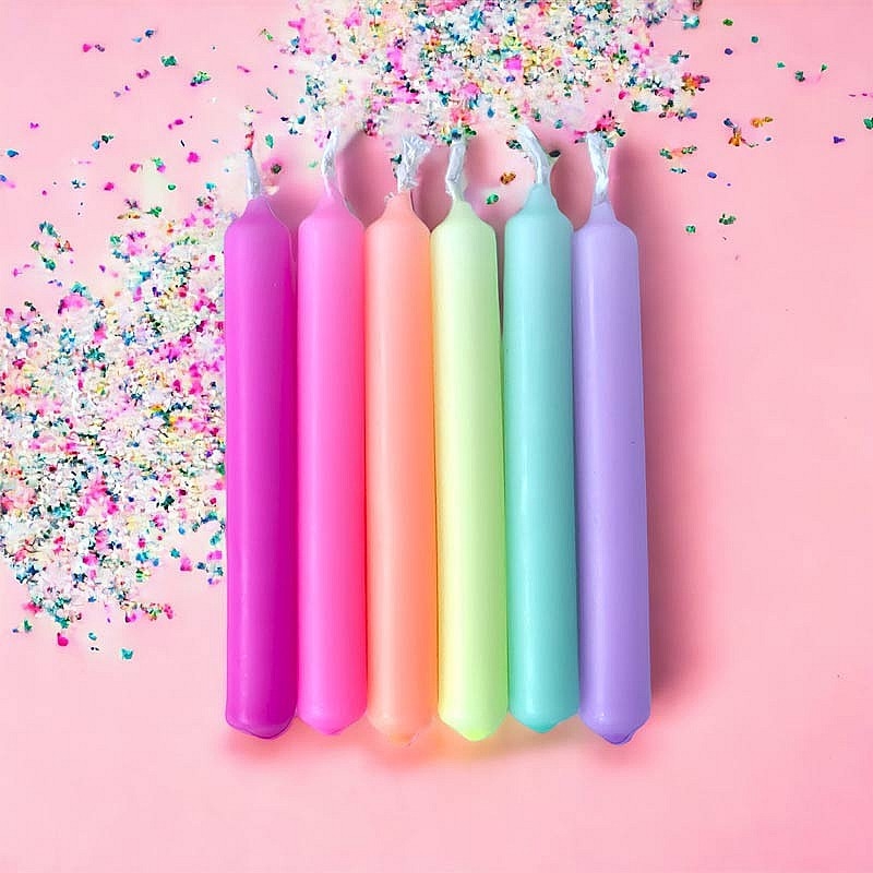 Caja de 6 Velas Pastell Babies para el Anillo de Celebraciones Waldorf - Aúpa Organics