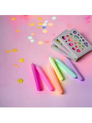 Caja de 6 Velas Pastell Babies para el Anillo de Celebraciones Waldorf - Aúpa Organics