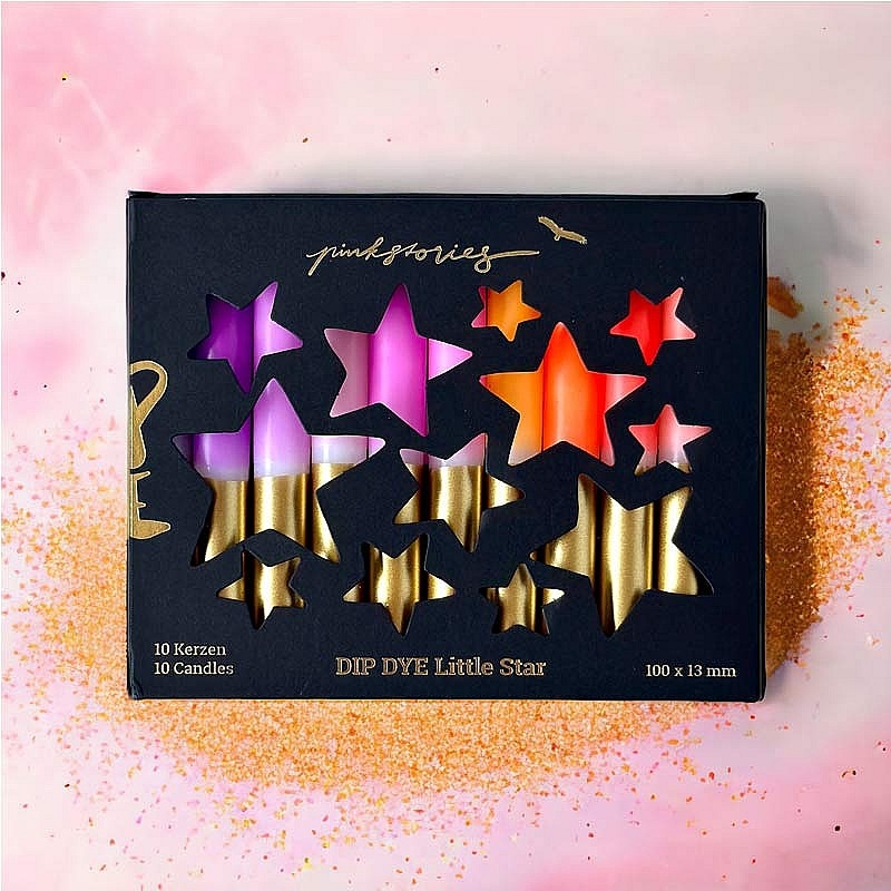 Caja de 10 Velas Silent Stars para el Anillo de Celebraciones Waldorf - Aúpa Organics