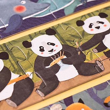 10 Puzzles progressivos Penguins de Londji - Aúpa Organics