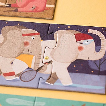 10 Puzzles progressivos Penguins de Londji - Aúpa Organics