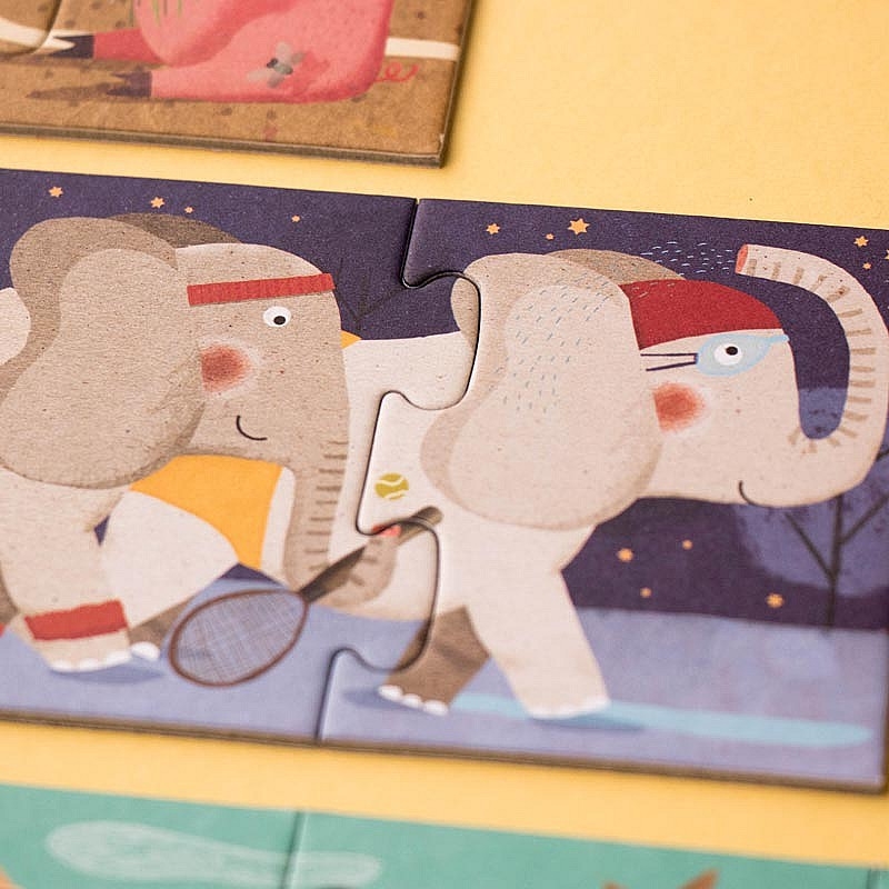 10 Puzzles progressivos Penguins de Londji - Aúpa Organics 10 Puzzles progressivos Penguins de Londji - Aúpa Organics