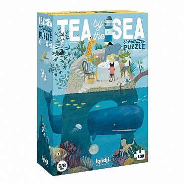 Puzzle de 100 piezas Tea By the Sea de Londji - Aúpa Organics