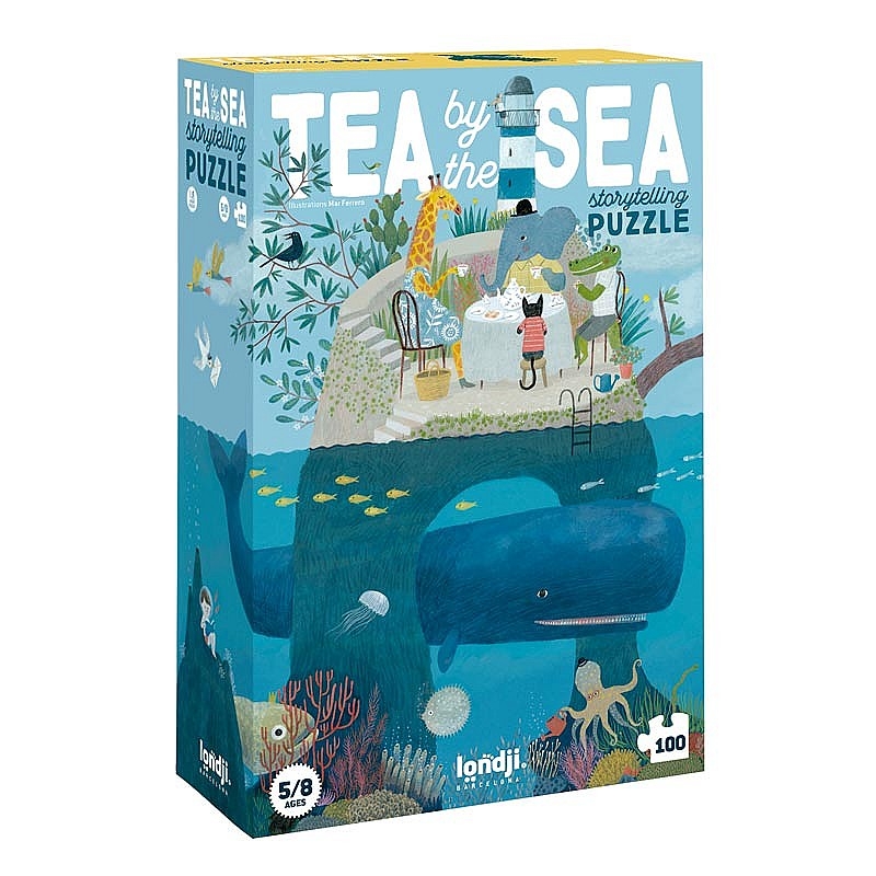 Puzzle de 100 piezas Tea By the Sea de Londji - Aúpa Organics
