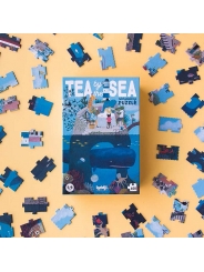Puzzle de 100 piezas Tea By the Sea de Londji - Aúpa Organics