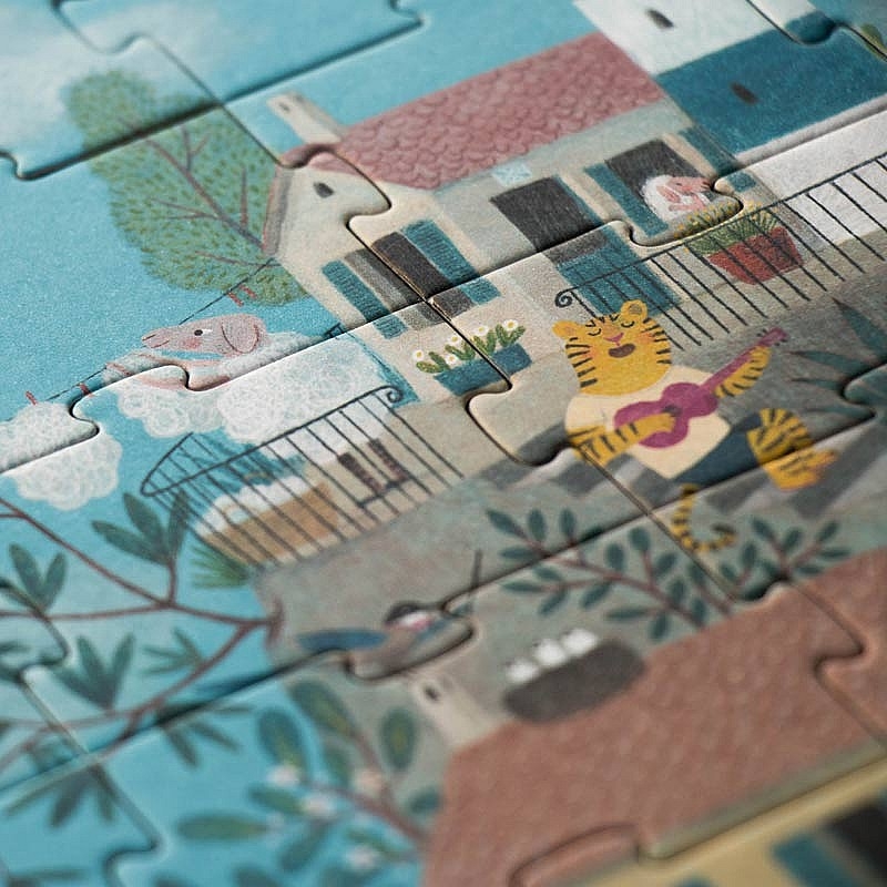 Puzzle de 100 piezas Tea By the Sea de Londji - Aúpa Organics