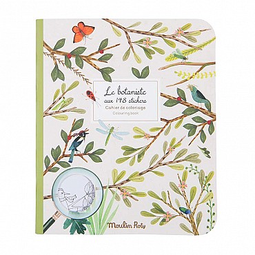 Cuaderno de Pegatinas "El botanista" Moulin Roty - Aúpa Organics