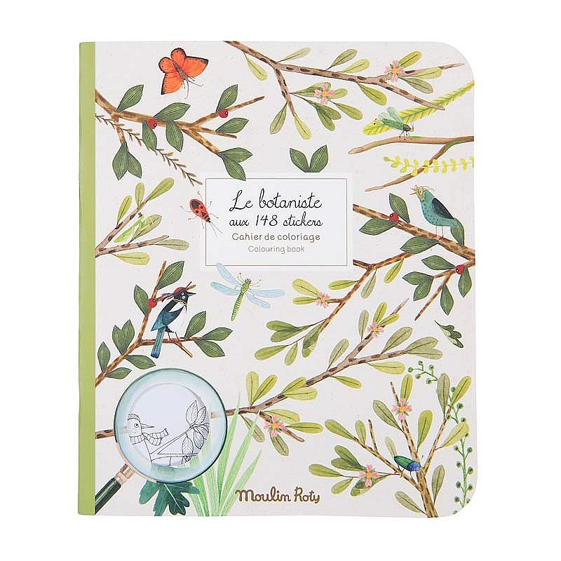 Cuaderno de Pegatinas "El botanista" Moulin Roty - Aúpa Organics