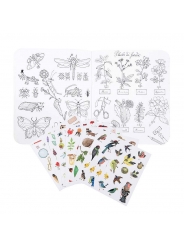 Cuaderno de Pegatinas "El botanista" Moulin Roty - Aúpa Organics