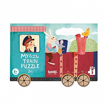 10 Puzzles de 3 piezas My Little Train de Londji - Aúpa Organics
