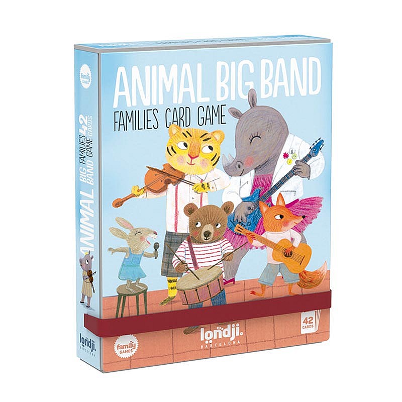 Animal Big Band. Juego de Cartas Clásico - Londji Juego LJ_CA002U