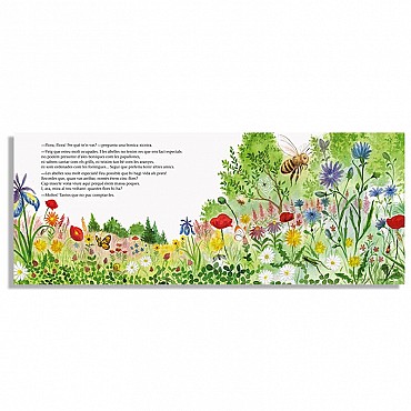L'abella Flora i el prat de les 5 flors - Lisa Landwehr & Marta Busquets - Aúpa Organics
