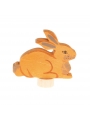 Conejo Sentado Figura Anillo de Cumpleaños Grimm's - Aúpa Organics