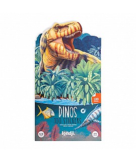 Pegatinas Removibles de Papel "Stickers Dinos" - Londji Juego LJ_AC017S06