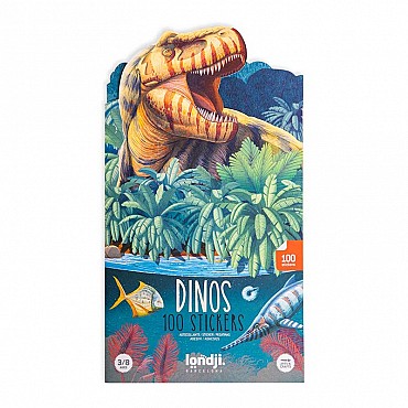 Pegatinas Removibles de Papel "Stickers Dinos" de Londji - Aúpa Organics