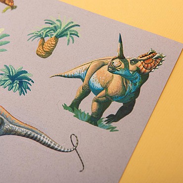 Pegatinas Removibles de Papel "Stickers Dinos" de Londji - Aúpa Organics