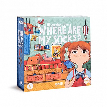 Where are my socks? Juego de Observación de Londji - Aúpa Organics