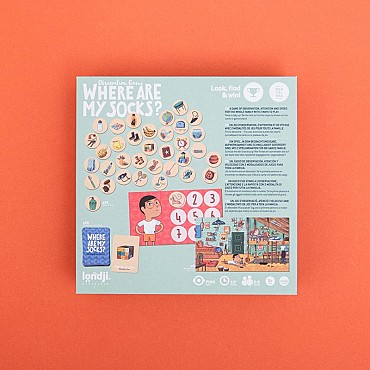 Where are my socks? Juego de Observación de Londji - Aúpa Organics