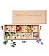 Mis & Match, Caja de 400 cubos de Madera - Grapat Juego GRA_24257