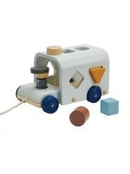 Autobús Escolar Encajable de Plan Toys - Aúpa Organics