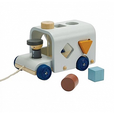 Autobús Escolar Encajable de Plan Toys - Aúpa Organics