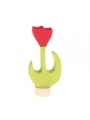 Flor Roja "Rosa Sant Jordi" Figura Anillo de Cumpleaños Grimm's - Aúpa Organics
