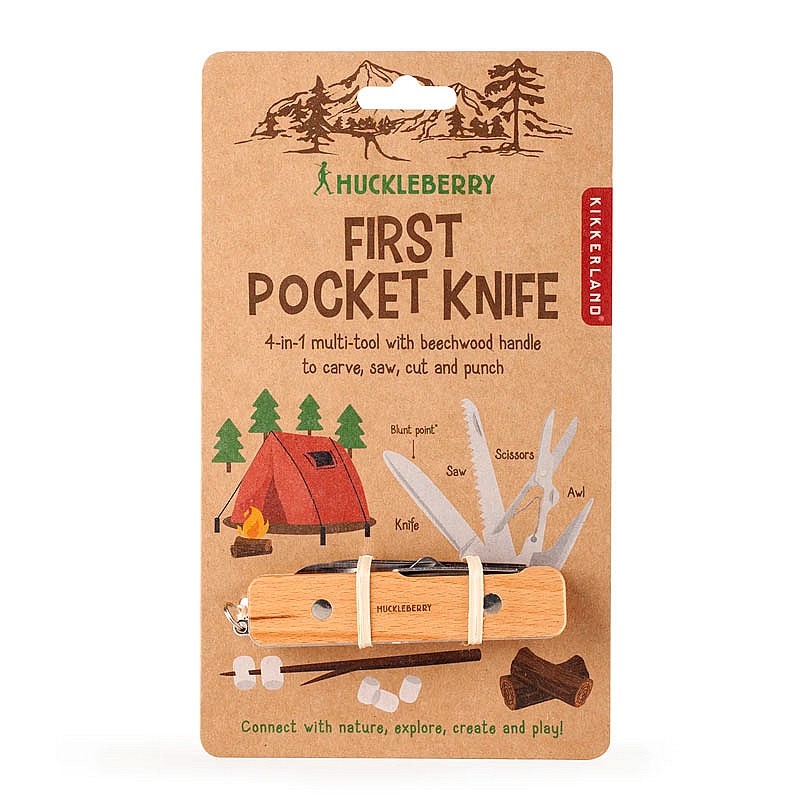 Navaja Multiusos para niños Huckleberry de Kikkerland - Aúpa Organics