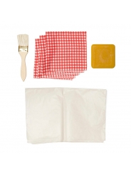 Kit " Crea tus envoltorios de cera de abeja" de Kikkerland - Aúpa Organics