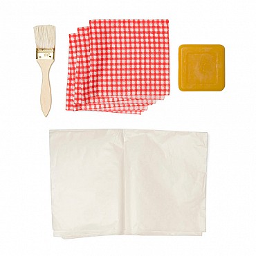 Kit " Crea tus envoltorios de cera de abeja" de Kikkerland - Aúpa Organics