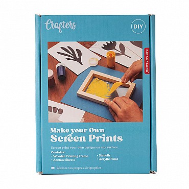 Kit " Crea tus propias serigrafías" de Kikkerland - Aúpa Organics