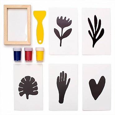Kit " Crea tus propias serigrafías" de Kikkerland - Aúpa Organics