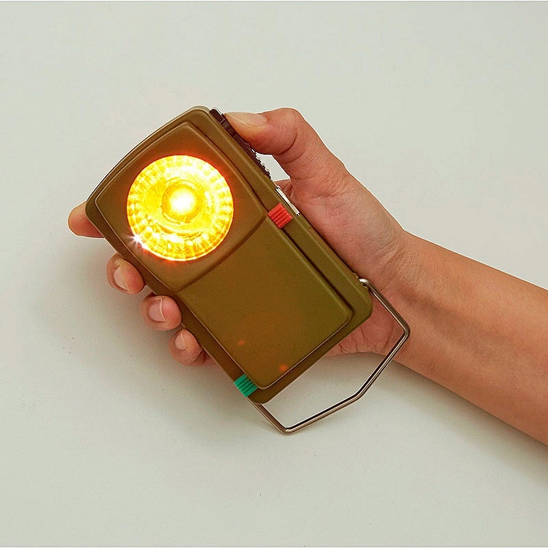 Linterna Código Morse Huckleberry de Kikkerland - Aúpa Organics