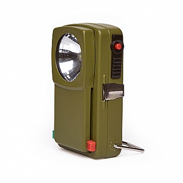 Linterna Código Morse Huckleberry de Kikkerland - Aúpa Organics