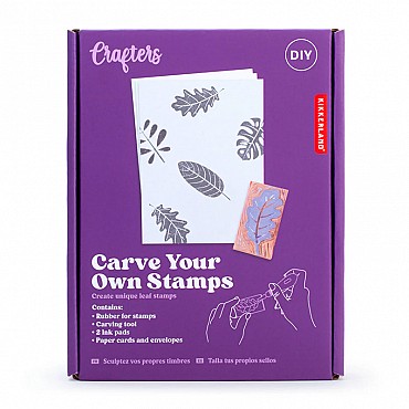 Kit " Crea tus propios sellos" de Kikkerland - Aúpa Organics