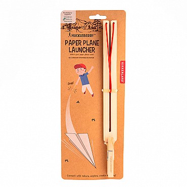 Lanzador de Aviones de Papel Huckleberry de Kikkerland - Aúpa Organics