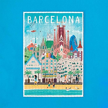 Puzzle de 500 piezas Barcelona Gaudí de Londji - Aúpa Organics