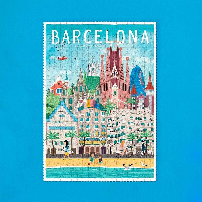 Puzzle de 500 piezas Barcelona Gaudí de Londji - Aúpa Organics