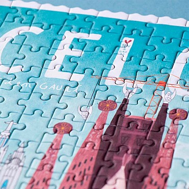 Puzzle de 500 piezas Barcelona Gaudí de Londji - Aúpa Organics