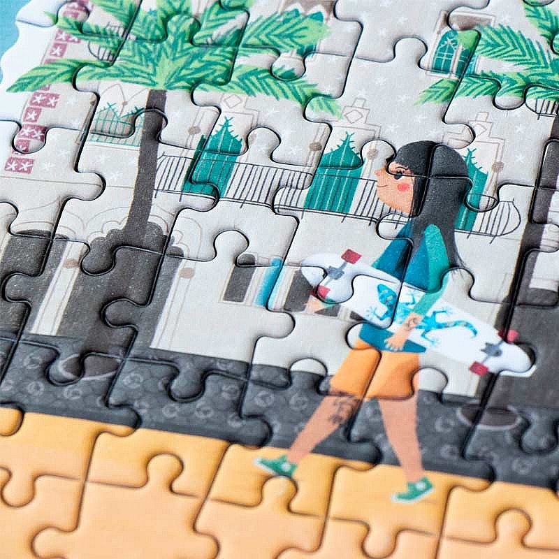 Puzzle de 500 piezas Barcelona Gaudí de Londji - Aúpa Organics