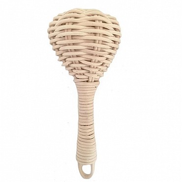 Sonajero de Médula de Junco Grande 20 cm