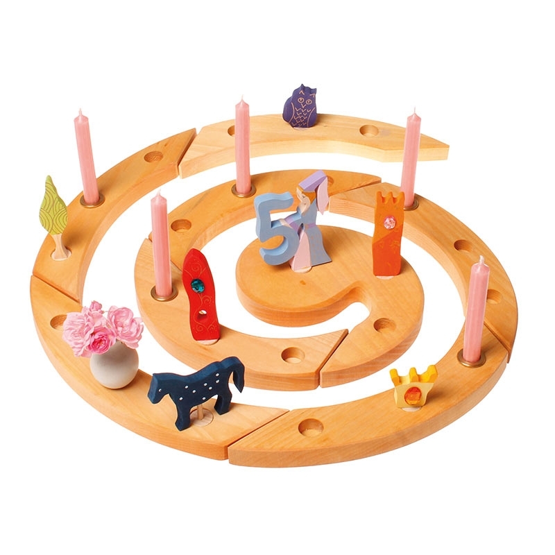 Número 5 Figura Cuento de Hadas Anillo de Cumpleaños Grimm's - Aúpa Organics