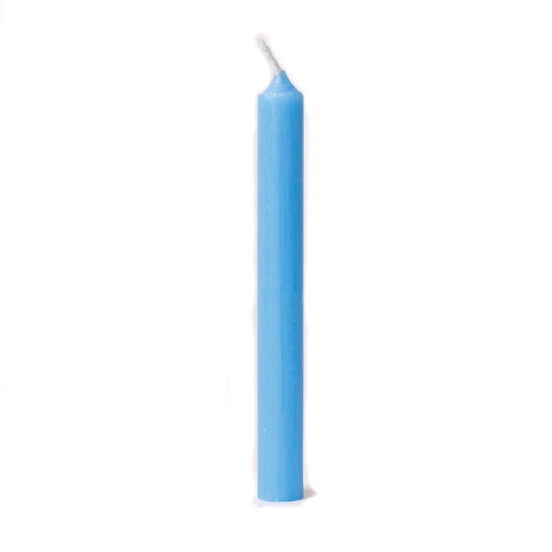 Vela Azul Lavanda para el Anillo de Cumpleaños Waldorf - Aúpa Organics