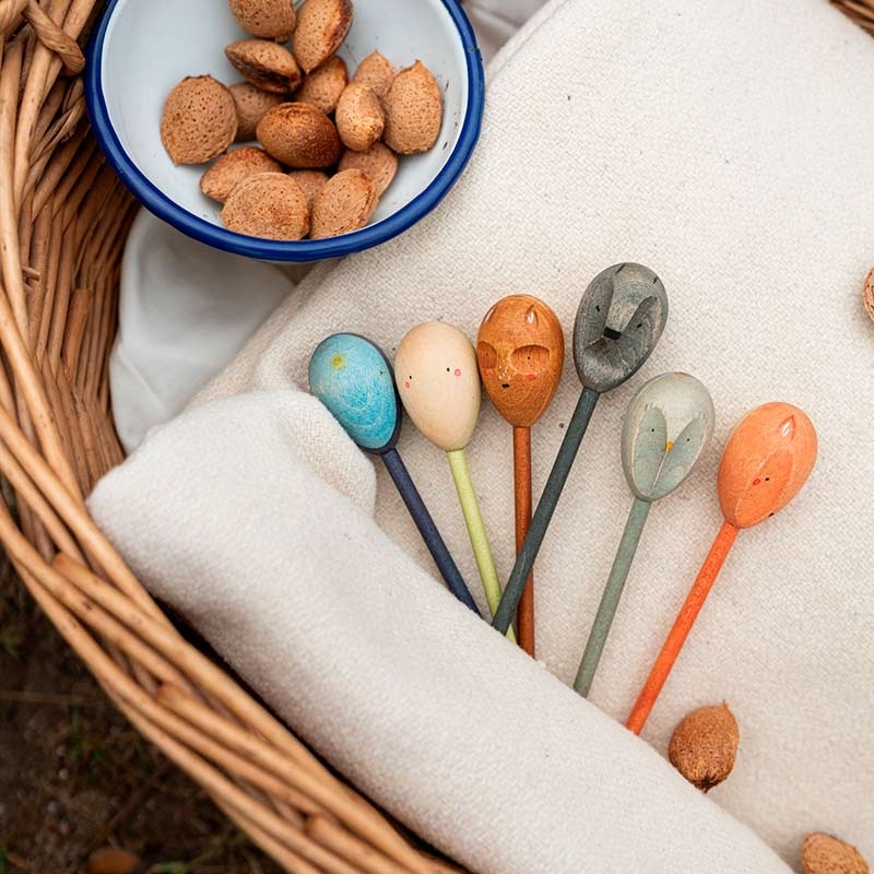 Twin-Souls Puppets. 6 Marionetas de Madera Grapat - Aúpa Organics