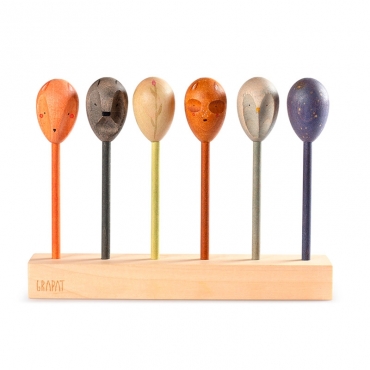 Twin-Souls Puppets. 6 Marionetas de Madera Grapat - Aúpa Organics