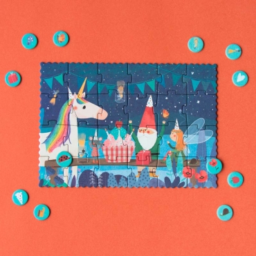 Tiny Puzzle de 24 piezas Unicorn - Aúpa Organics