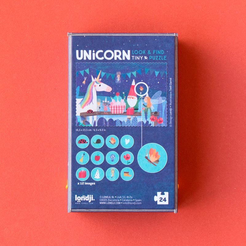 Tiny Puzzle de 24 piezas Unicorn - Aúpa Organics