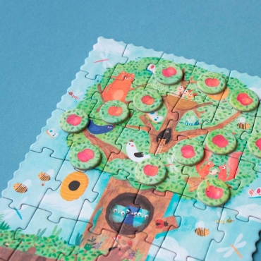 Tiny Puzzle de 36 piezas Pommier - Aúpa Organics